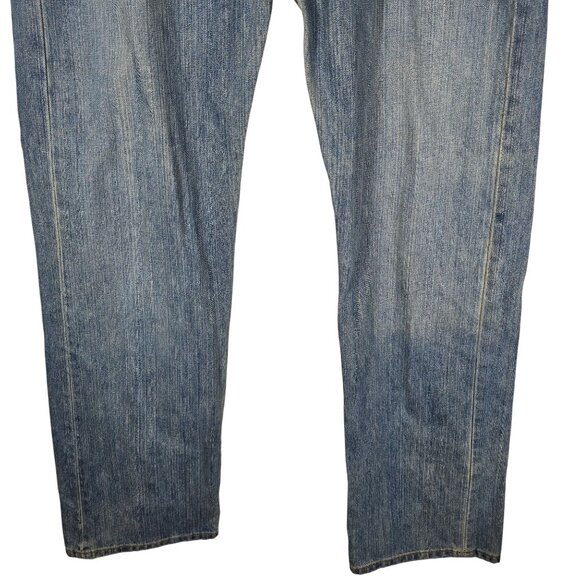 Levis 569 Blue Jeans Size 36X34 Men's Wide Straight Leg Denim - Picture 4 of 10